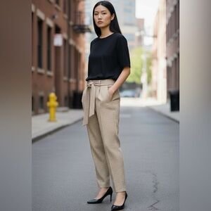 Wilfred Beige Checkered Trousers size 2